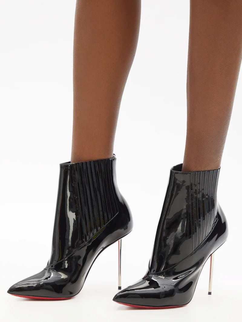 Epic 100 patent-leather ankle boots - 3