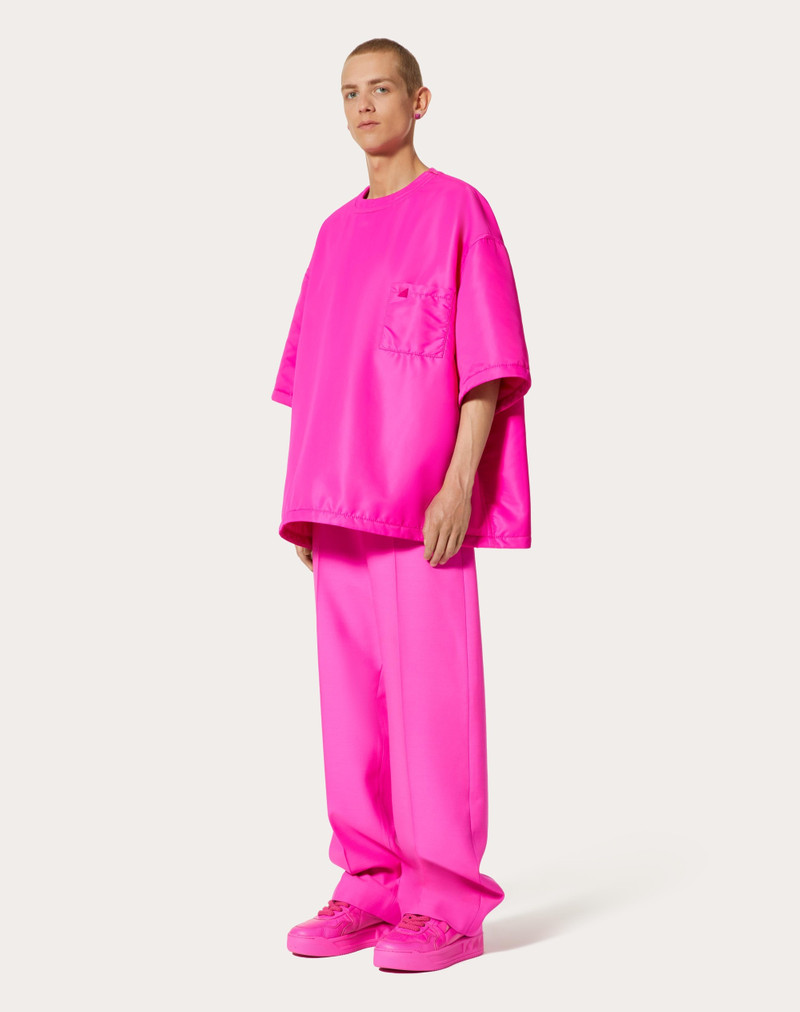 Valentino NYLON T-SHIRT WITH STUD DETAIL outlook