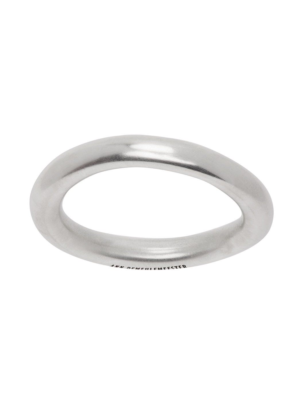 アクセサリー ANN DEMEULEMEESTER Marianne Ring Simple Ann Demeulemeester Silver Marianne Simple Ring | ssense