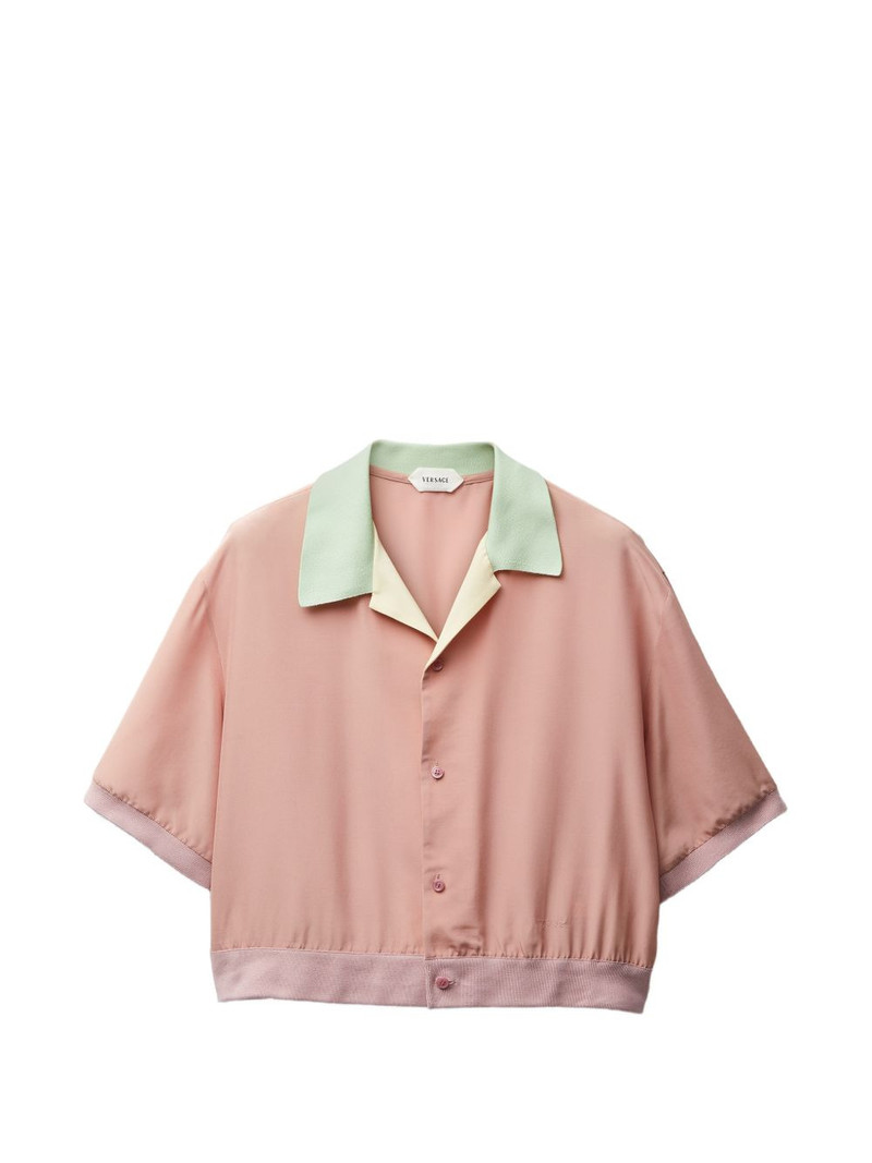 silk-poplin crop shirt 1
