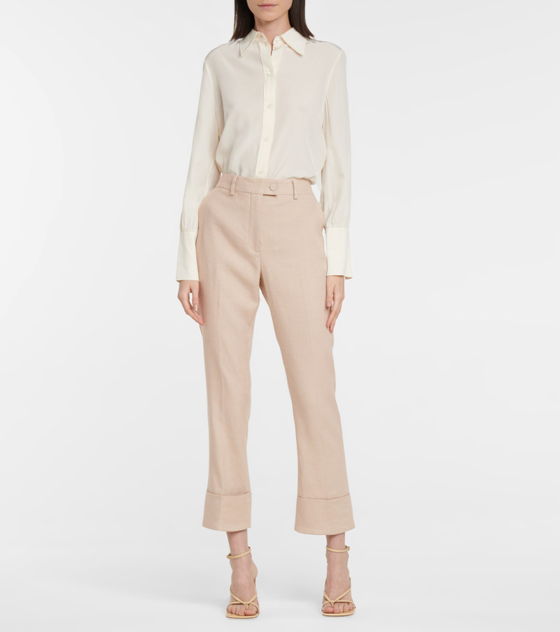 Altuzarra Kiko linen-blend straight pants outlook