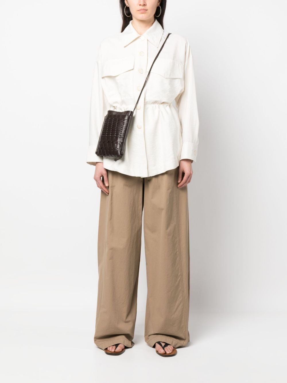 Welbeck drawstring shirt jacket - 2