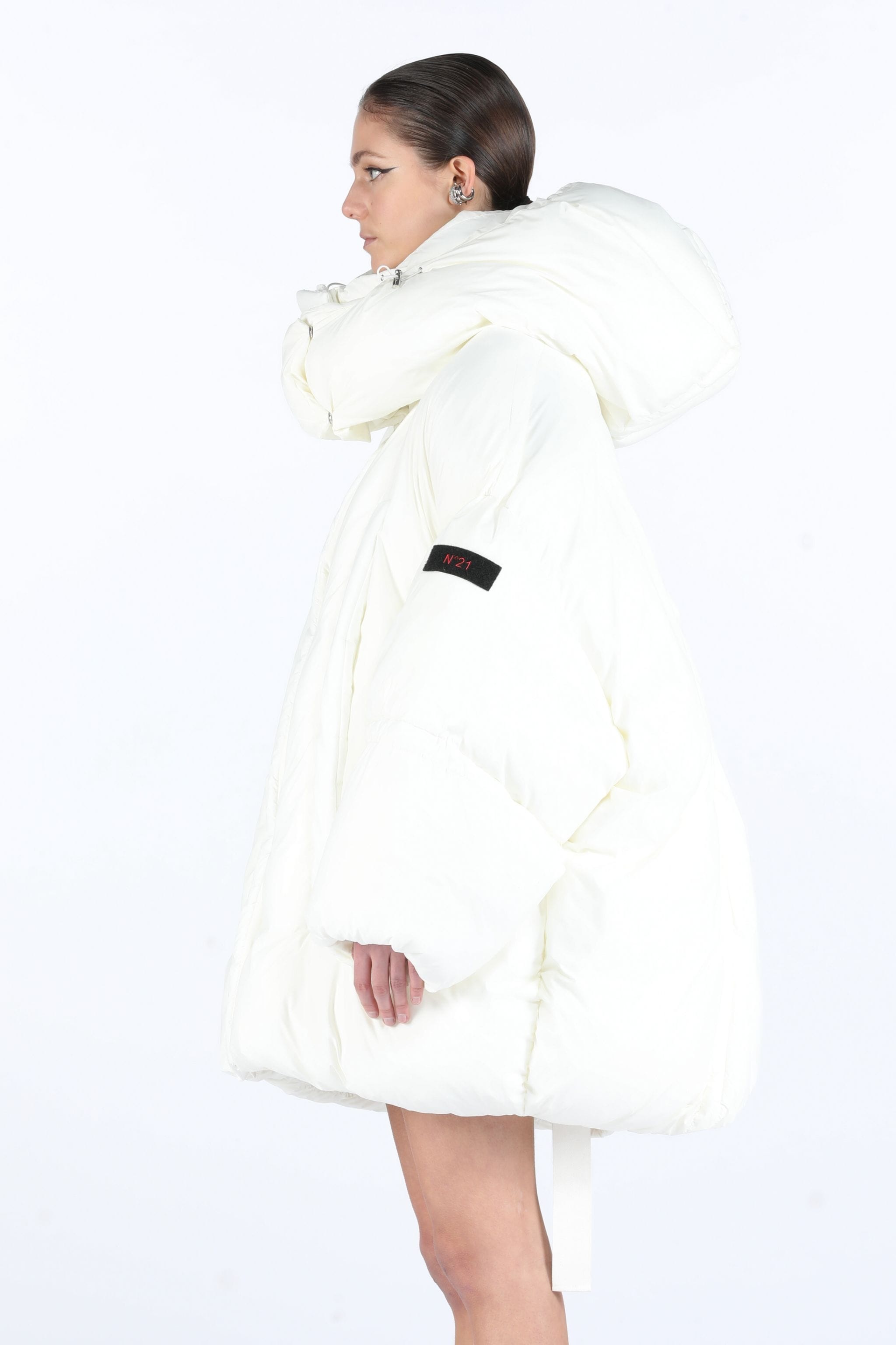 OVERSIZED PADDED HOODED COAT - 3