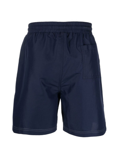 Brunello Cucinelli logo-embroidered swim shorts outlook