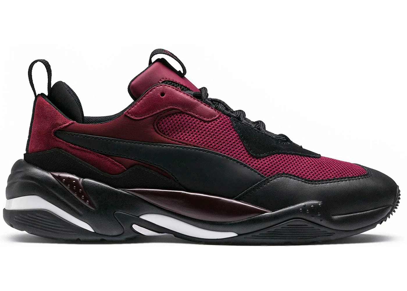Puma 썬더 스펙트럼 Burgundy 검정 - 1