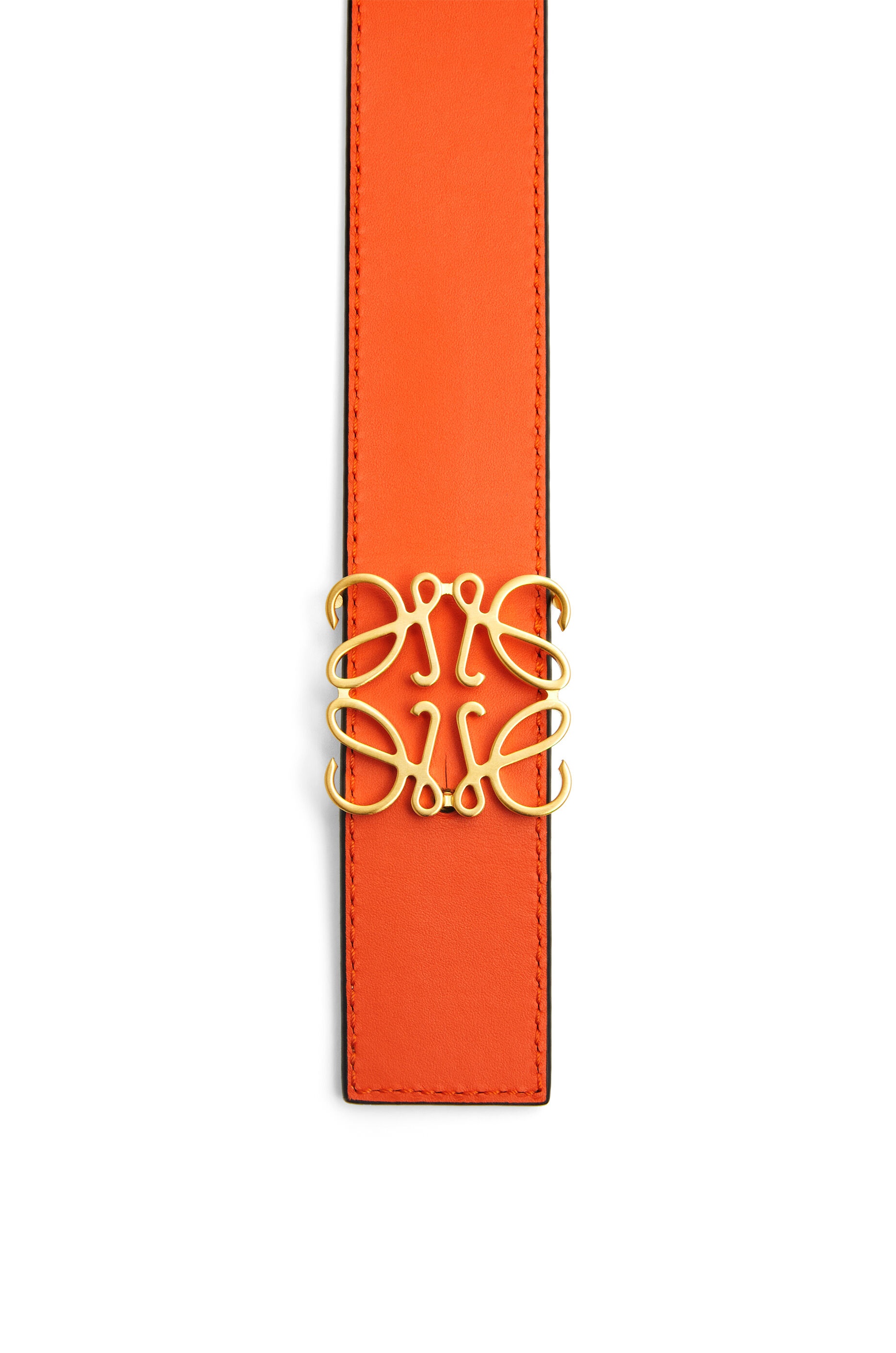 Reversible Anagram belt in smooth calfskin - 4