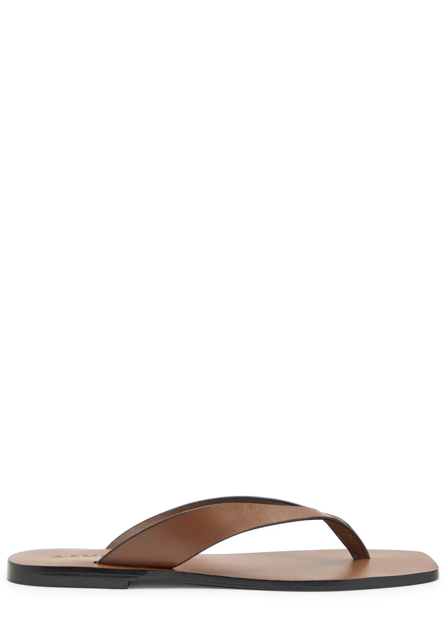 A.emery Kinto Leather Flip Flops - 1