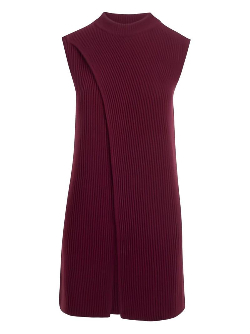 draped pleated mini dress 1