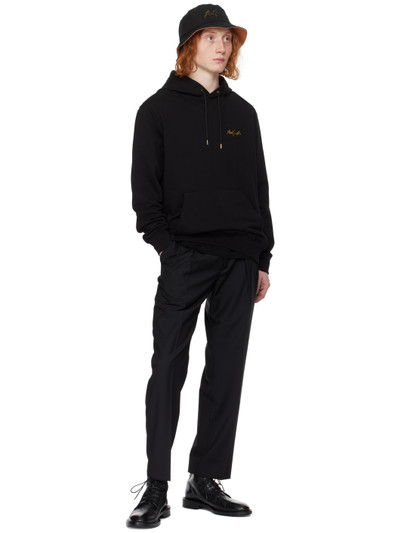 Paul Smith Black Embroidered Hoodie outlook