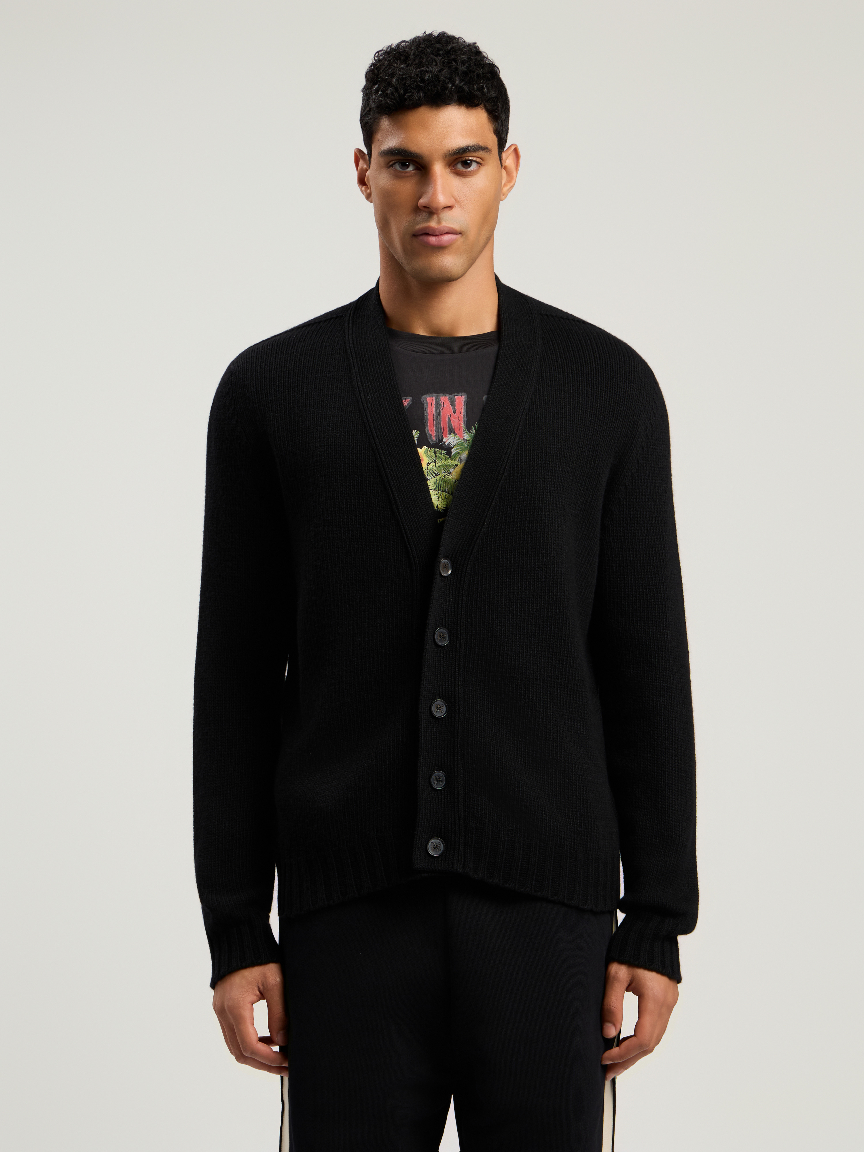Curved Logo Cardigan - 2