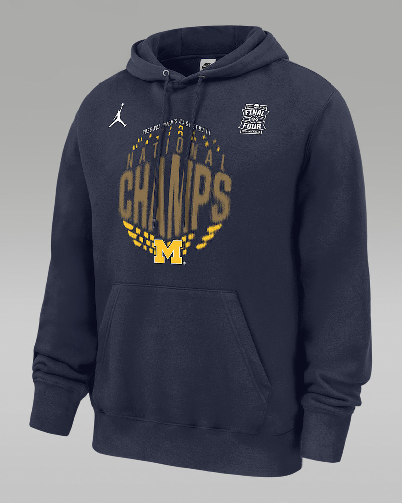 Michigan (Men's Team) Men's Jordan College Hoodie 1