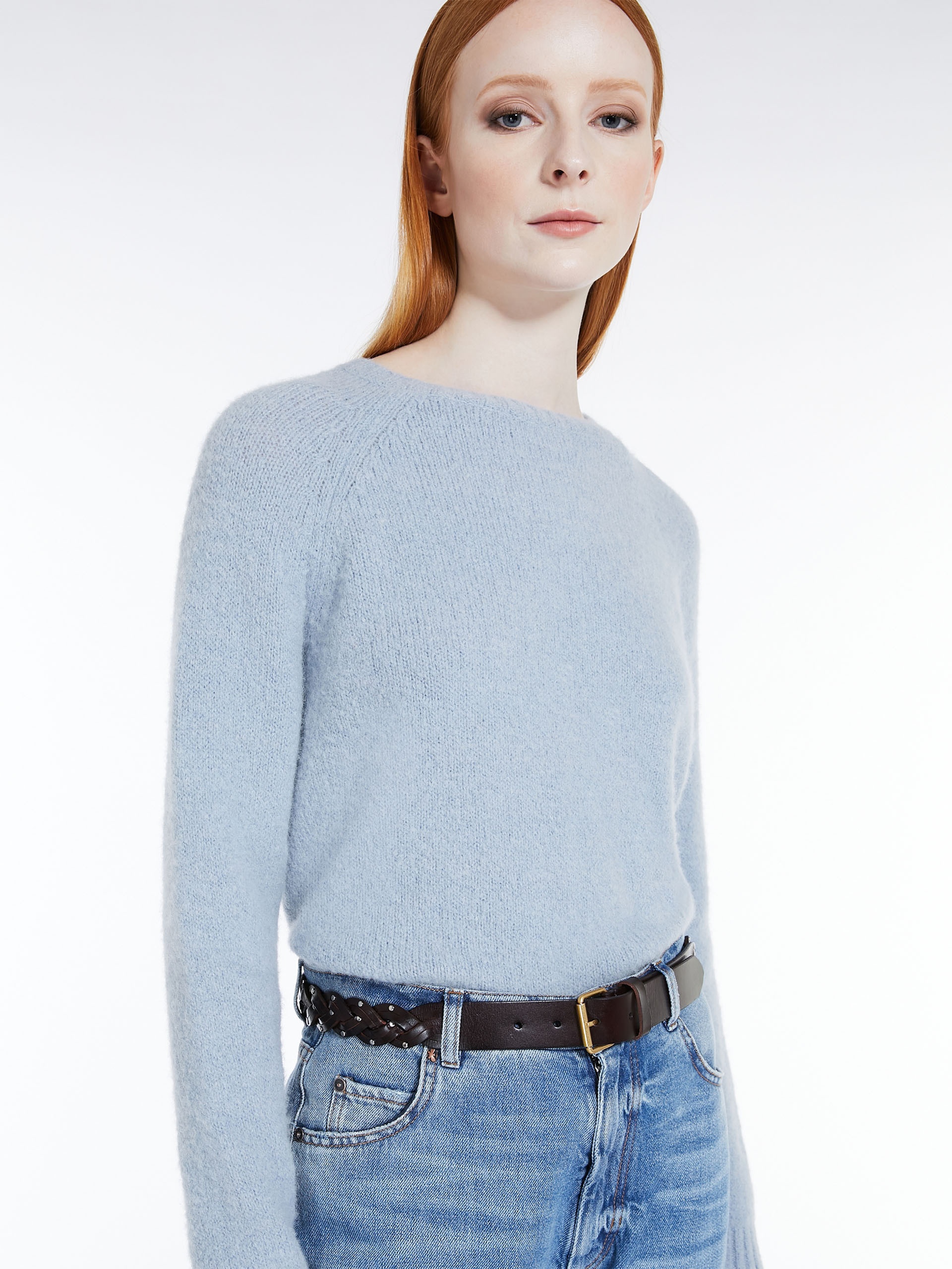 CLORO Plaited leather belt - 3