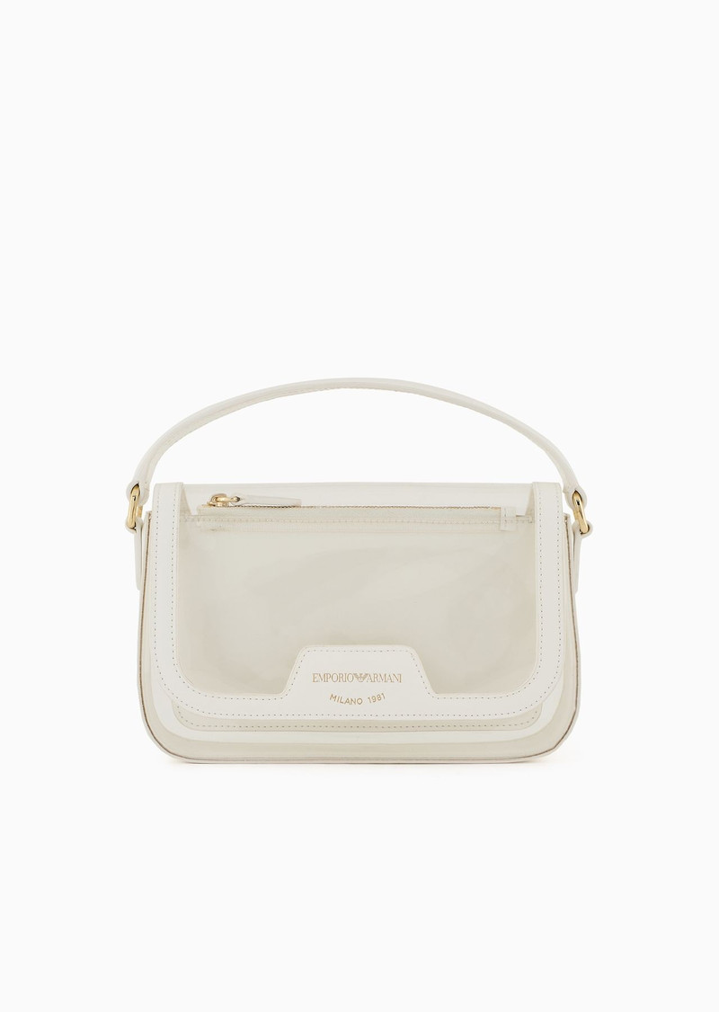 PVC mini bag with chain shoulder strap 1