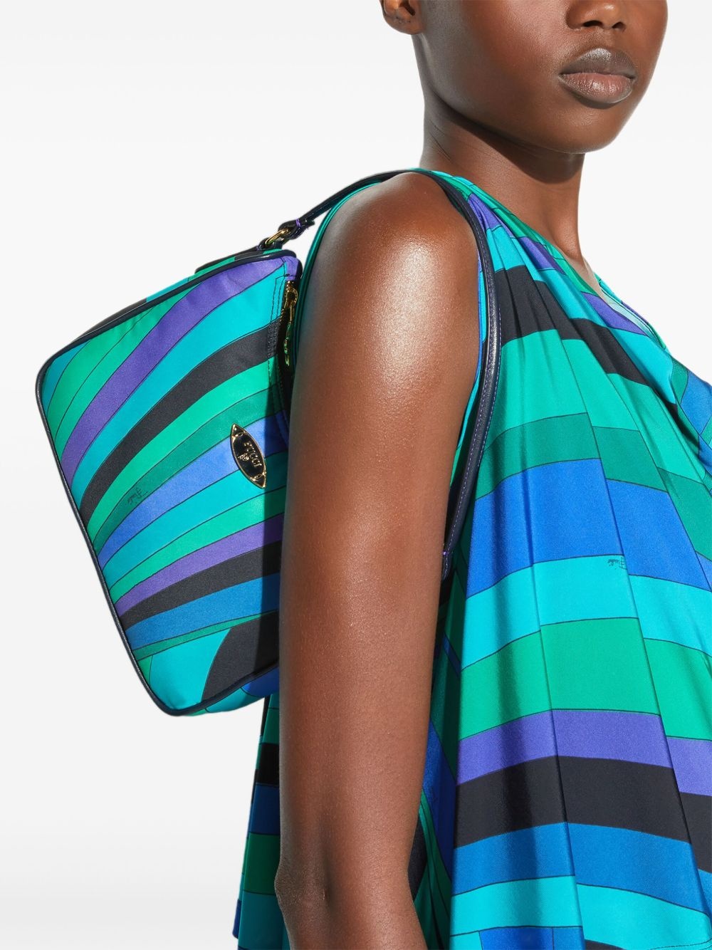 Yummy striped shoulder bag - 2