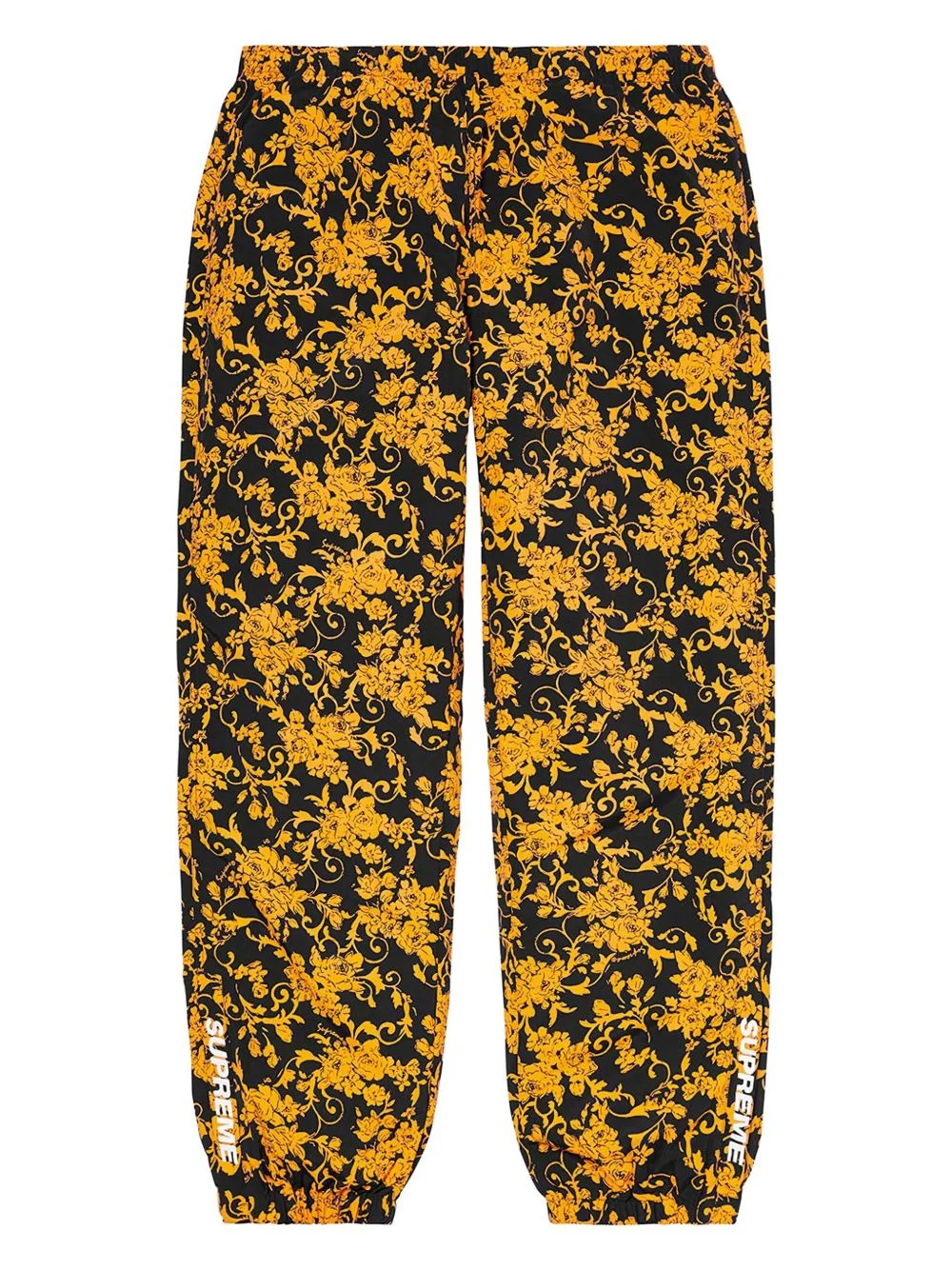 floral-pattern track pants - 1