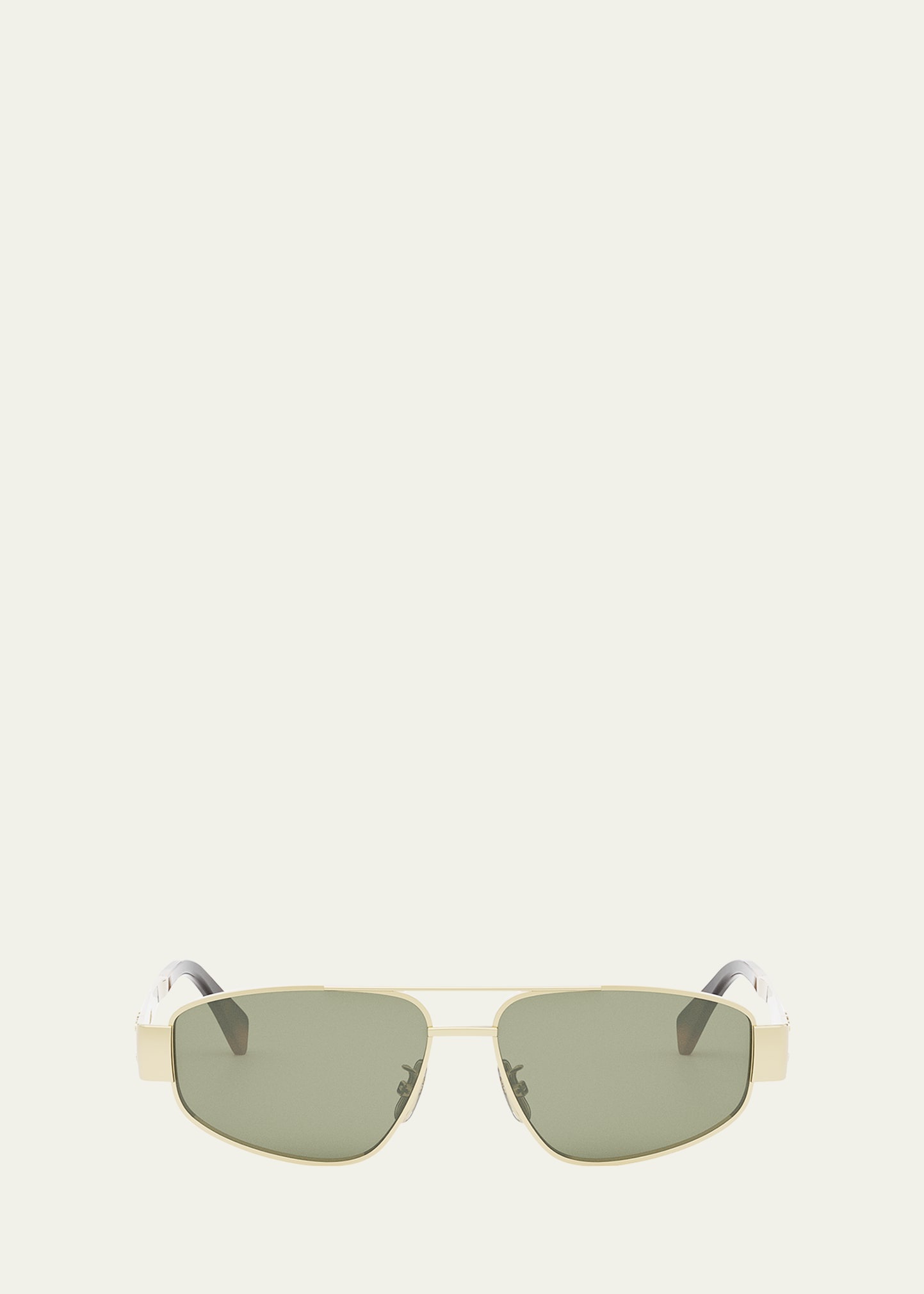 Men's Triomphe Pilot Metal Sunglasses - 1