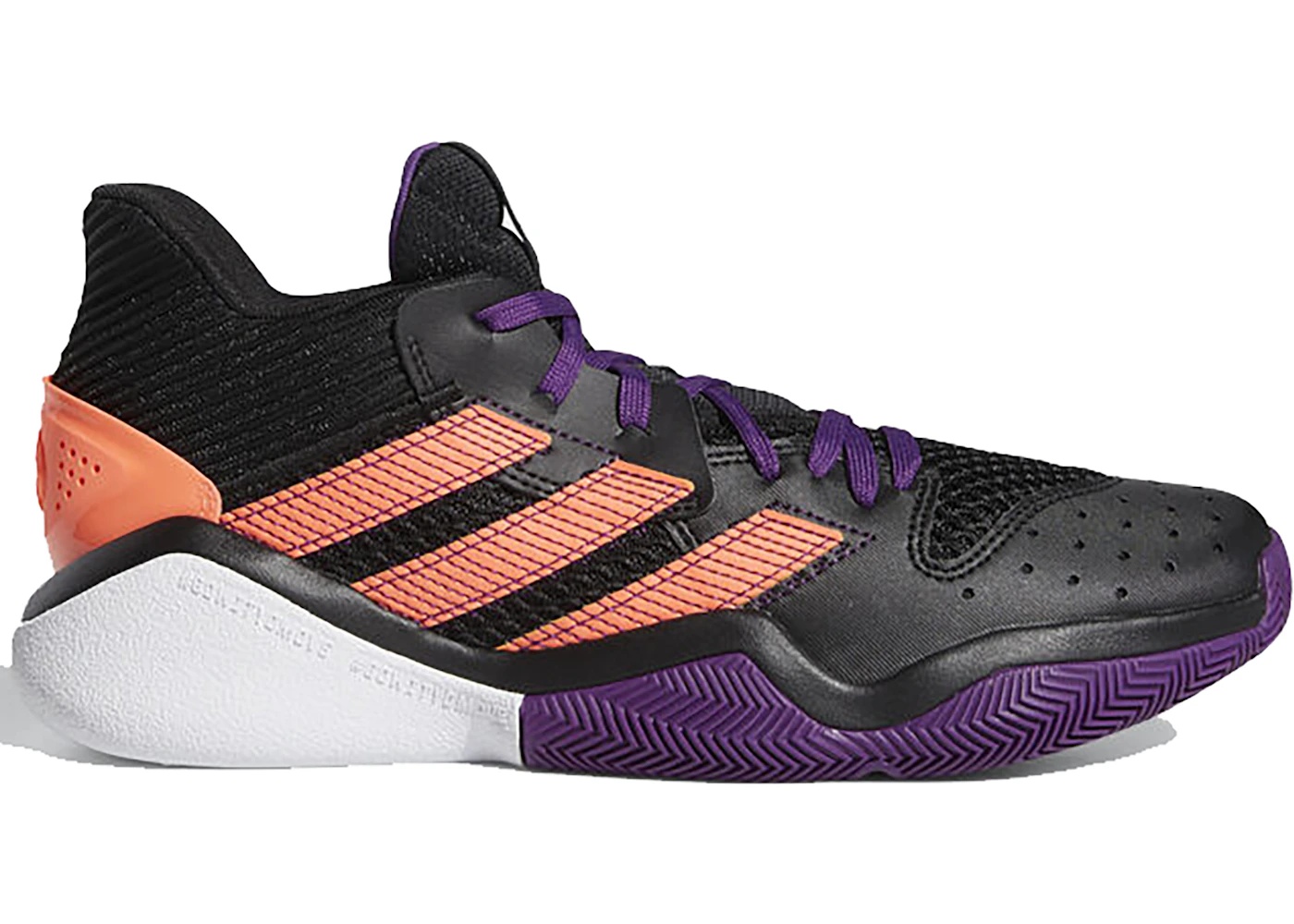 adidas Harden Stepback Black Purple Coral - 1