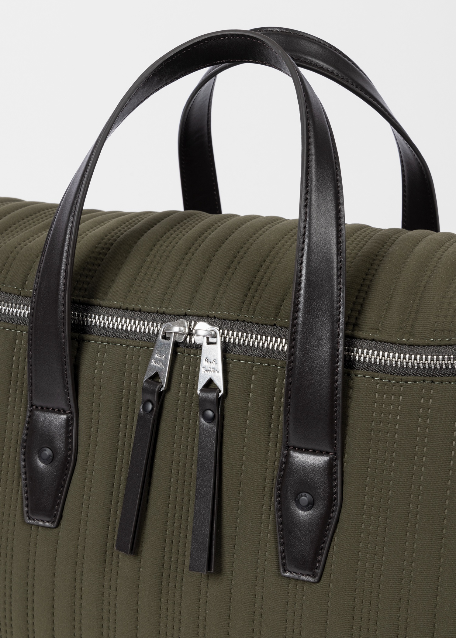 Khaki Quilted Holdall - 3