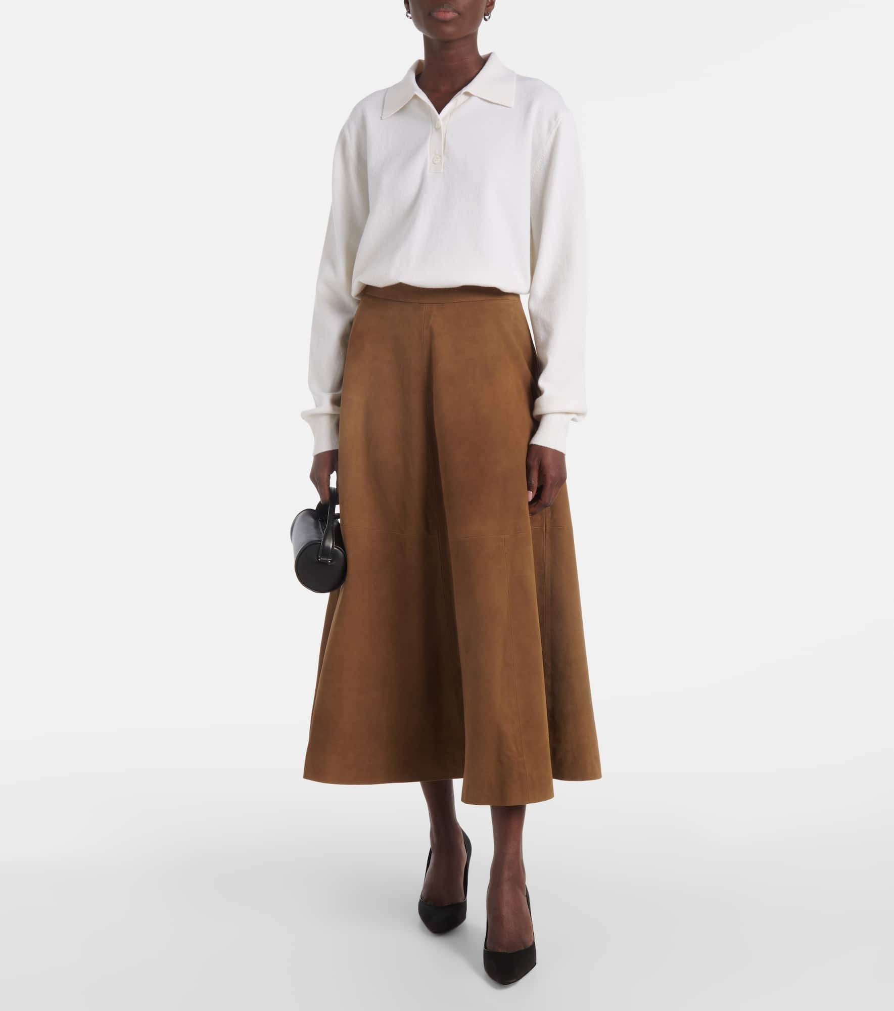 Wool and cashmere polo sweater - 2