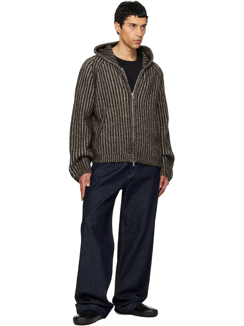 Marsèll Black Cassapelle Leather Slip-on Sneakers outlook