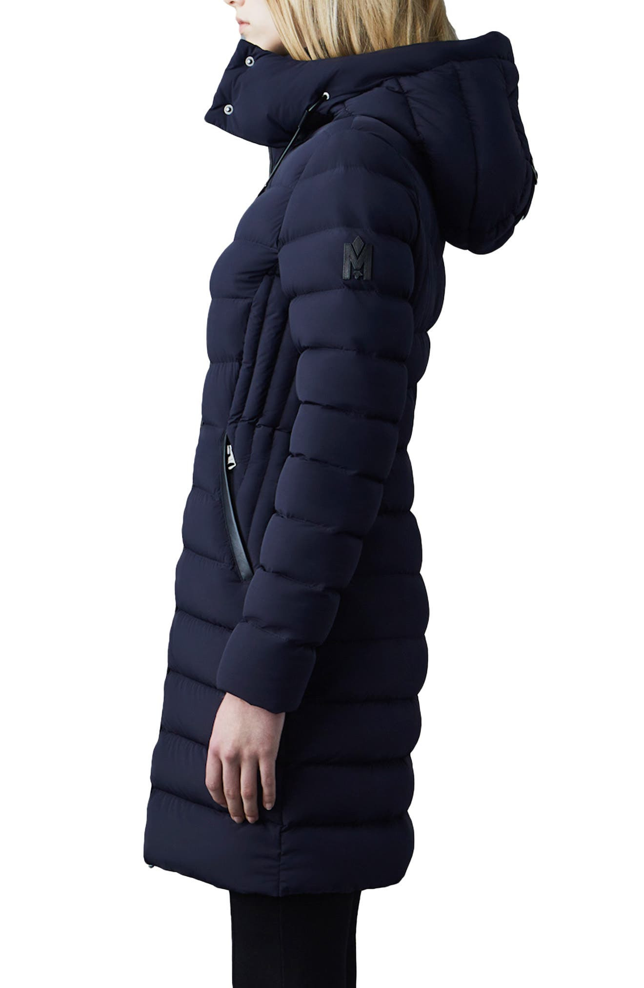 Mackage Farren Water Repellent Down Coat in Navy at Nordstrom - 3