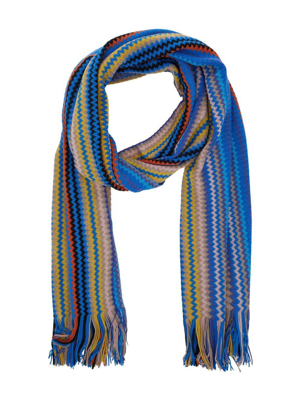 zig zag pattem scarf - 2