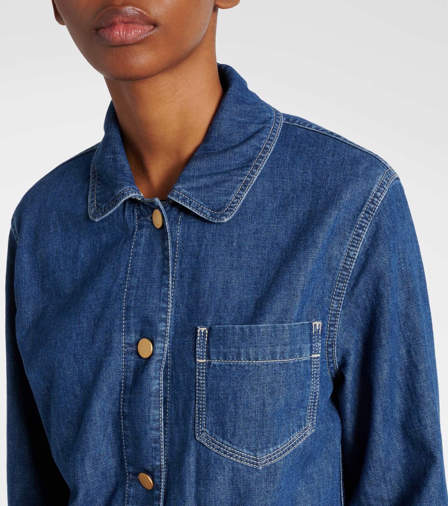 Denim overshirt - 4