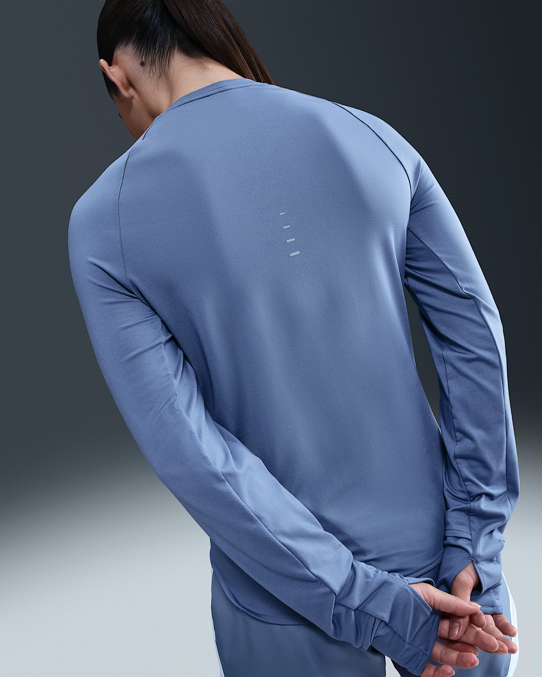 Nike Swift Women's Dri-FIT UV Long-Sleeve Crew-Neck Running Top - 2
