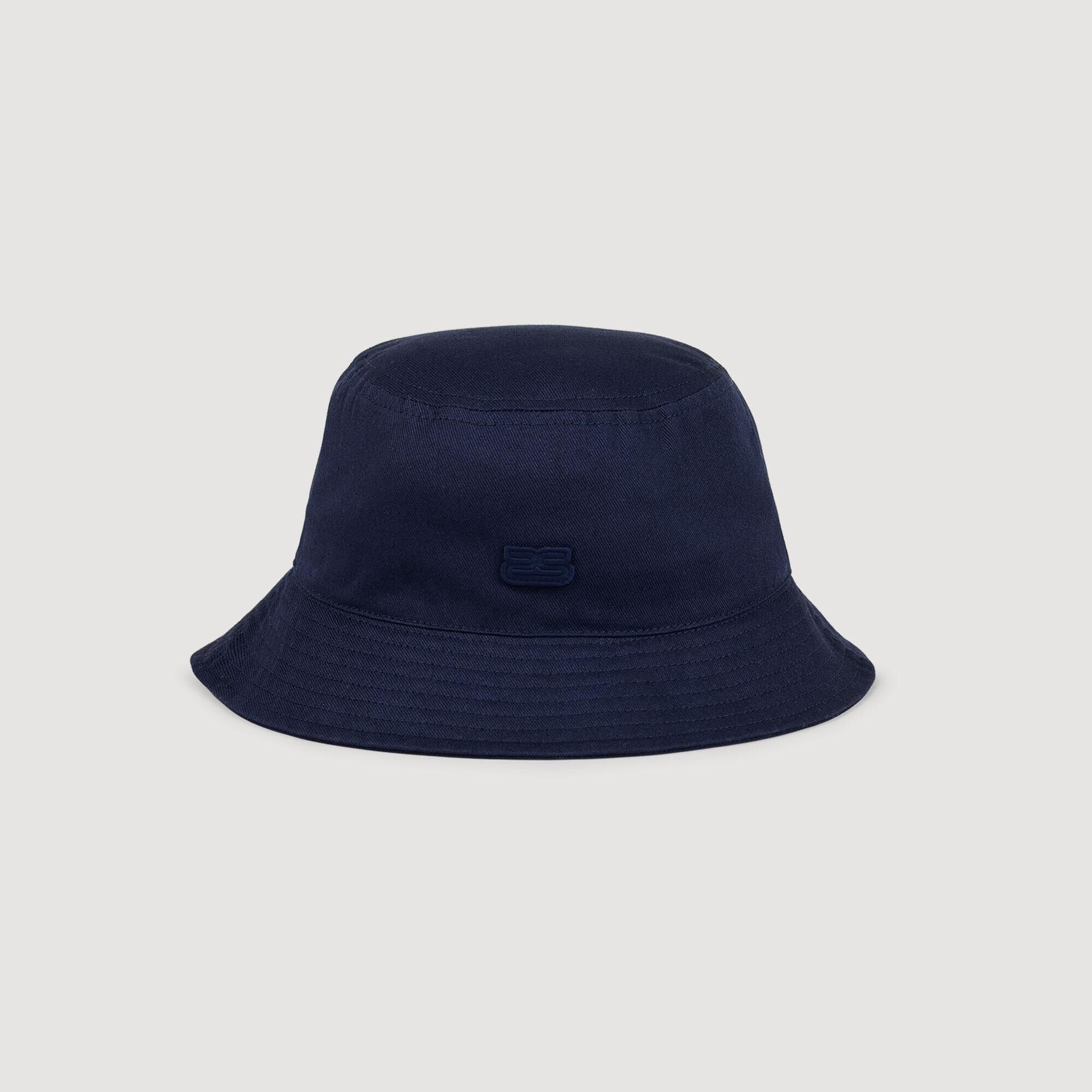 COTTON BUCKET HAT WITH PATCH - 3
