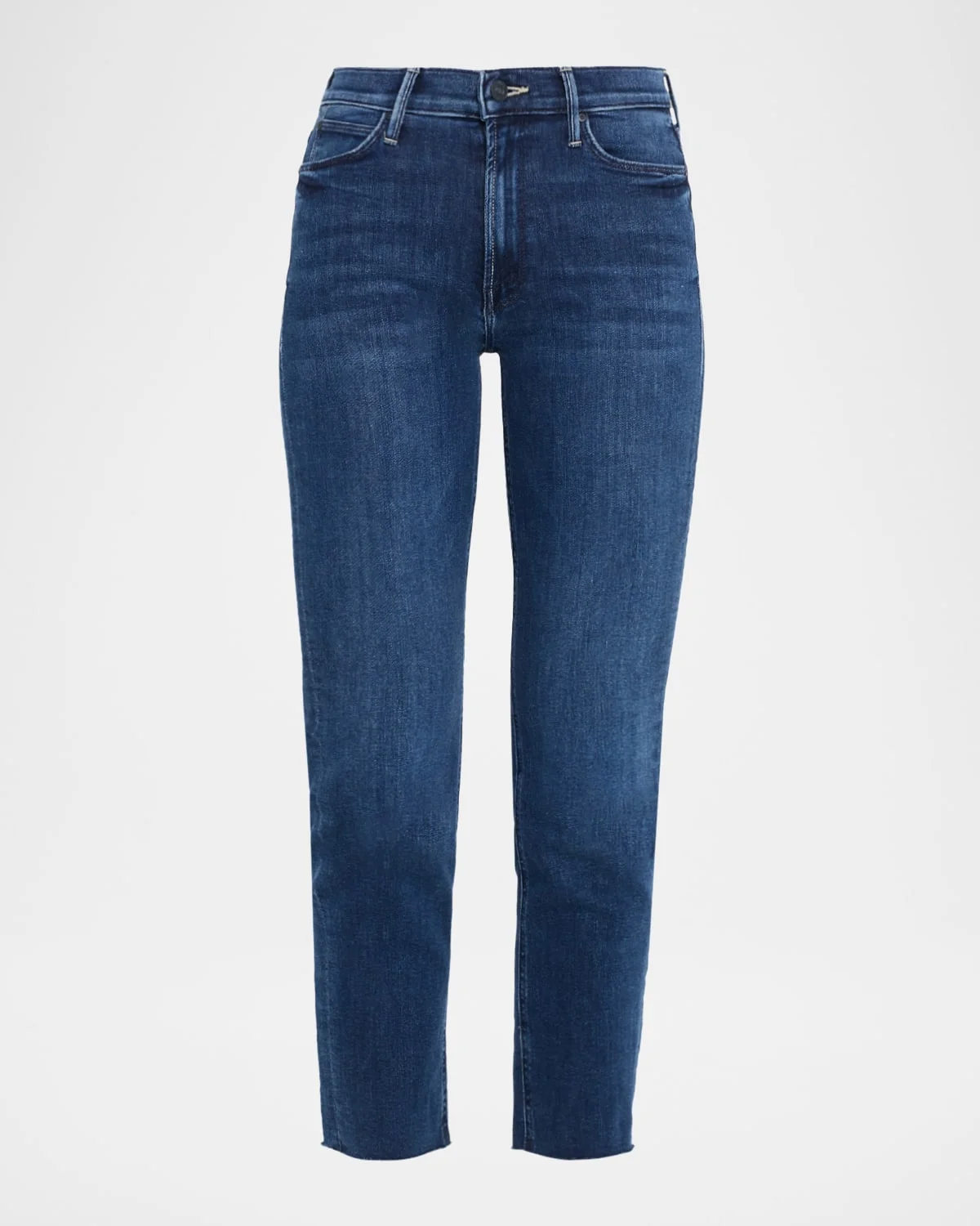 The Mid-Rise Dazzler Ankle Fray Jeans - 1