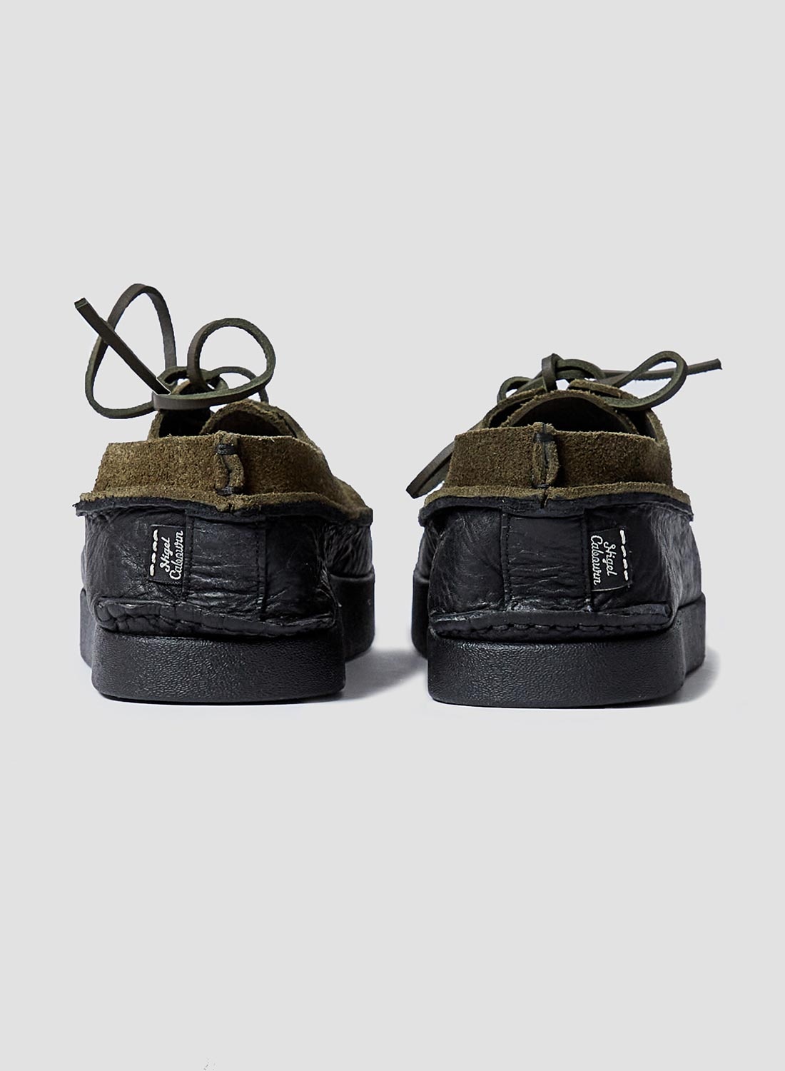 【Nigel Cabourn × Yogi Footwear】FINN II Yogi x Nigel Cabourn Finn 2 - Black/Khaki - DYA14025-BKH