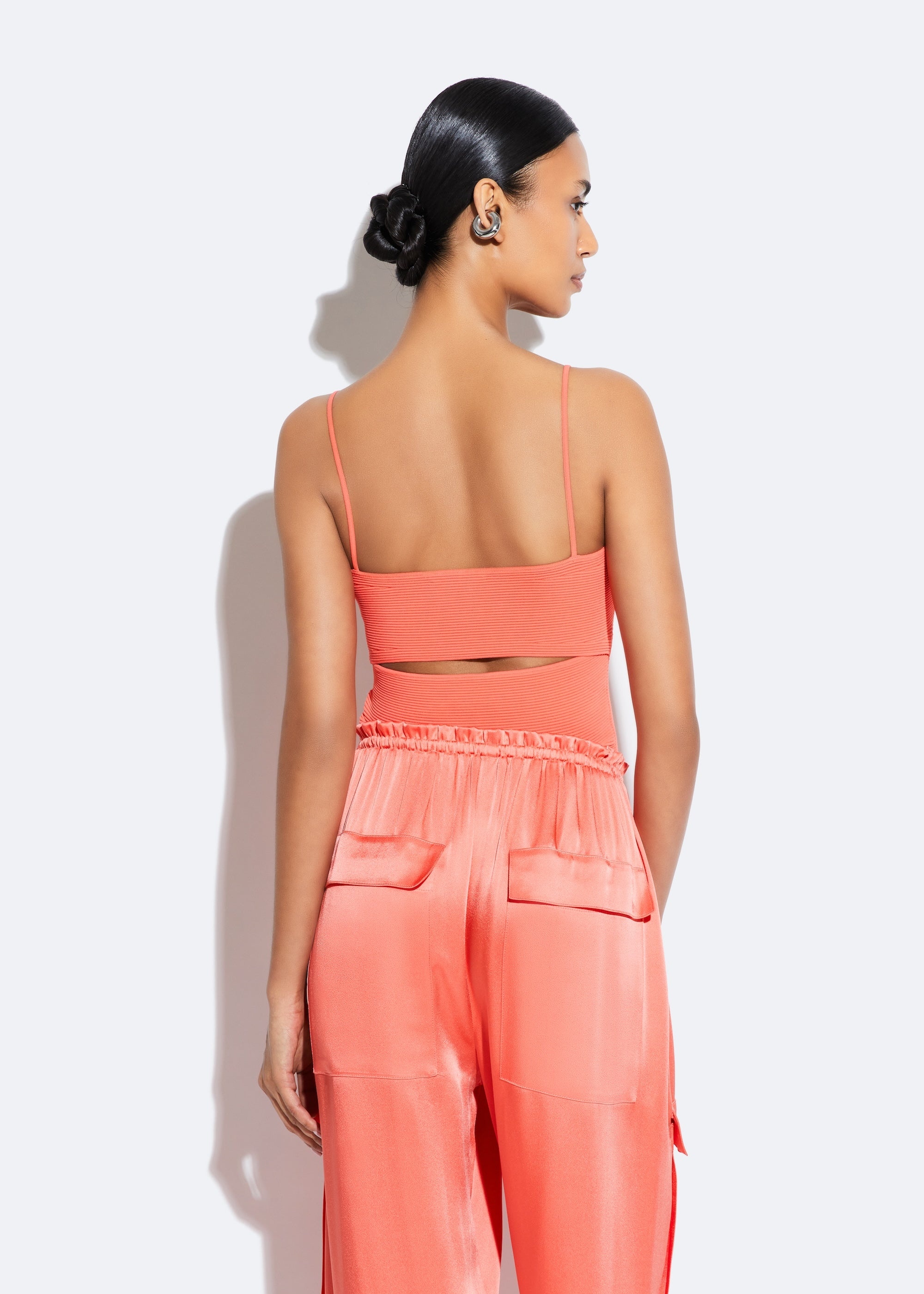 Matte Viscose Slit Tank - 3