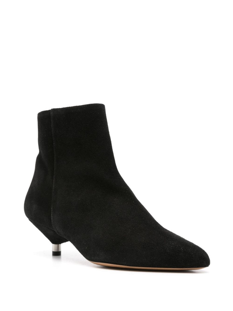 Isabel Marant 45mm suede ankle boots outlook