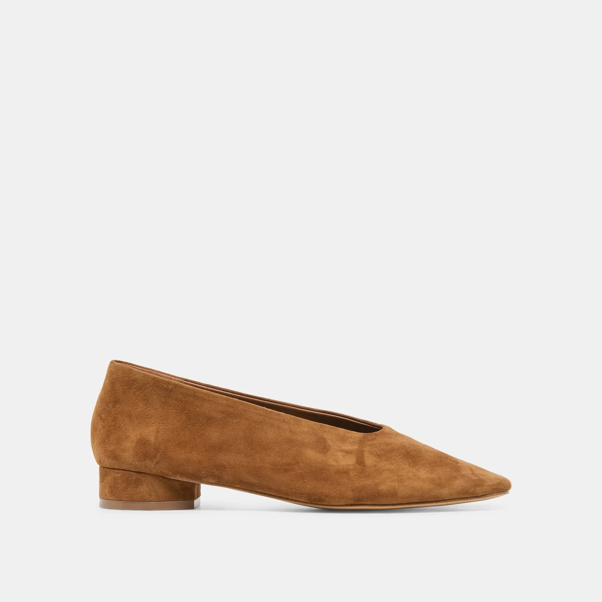 ANDEY BALLET FLATS BROWN SUEDE - 1