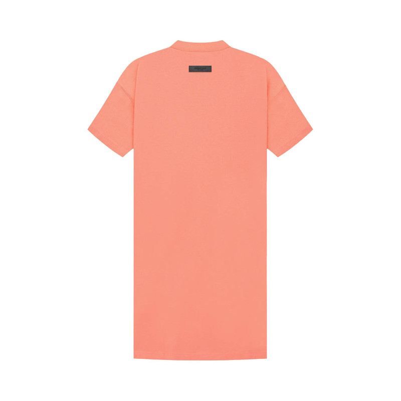 ESSENTIALS Fear of God Essentials Tee Dress 'Coral' outlook