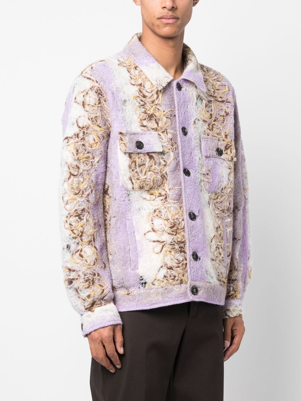 graphic-print bomber jacket - 3