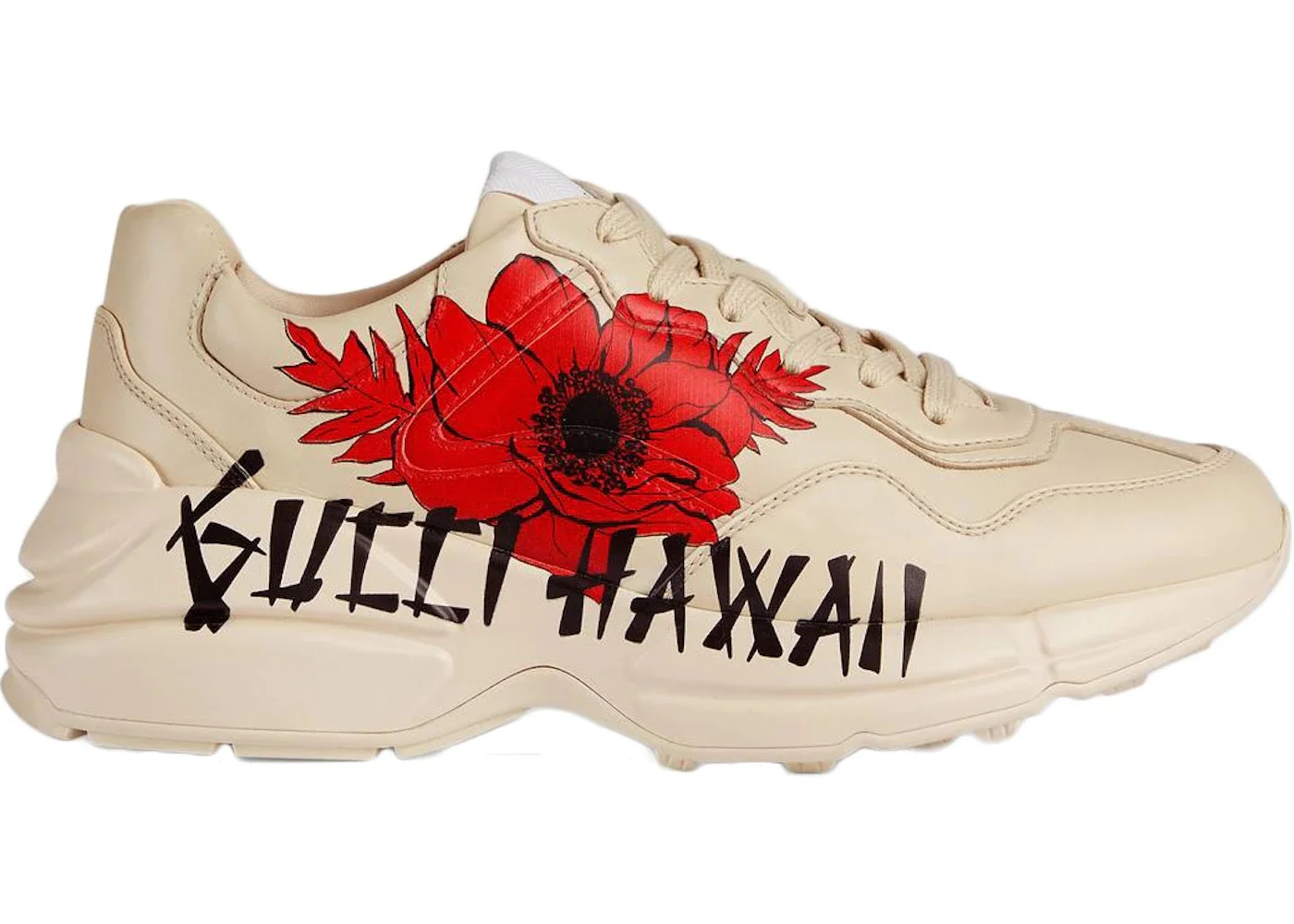 Women's Gucci Hawaii print Rhyton sneaker - 1