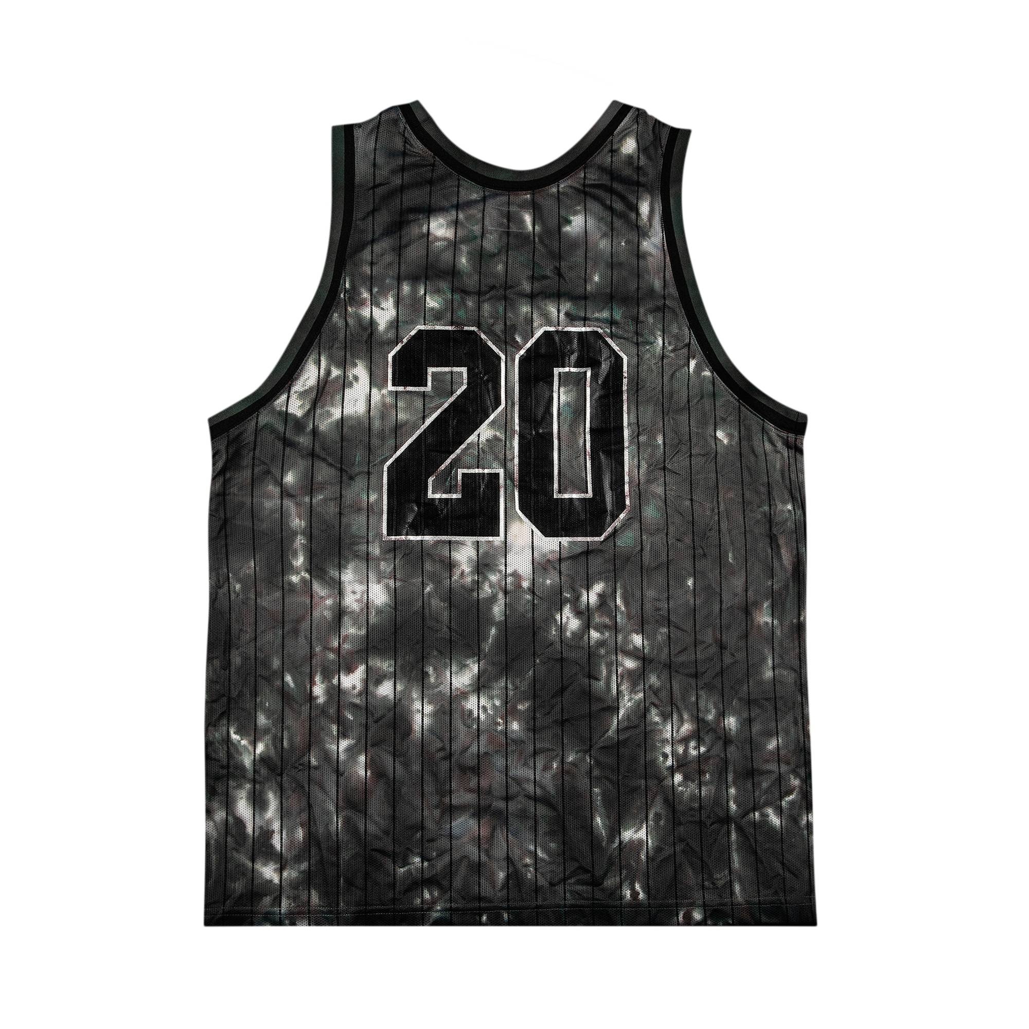 Supreme Supreme Dyed Basketball Jersey 'Black' | REVERSIBLE