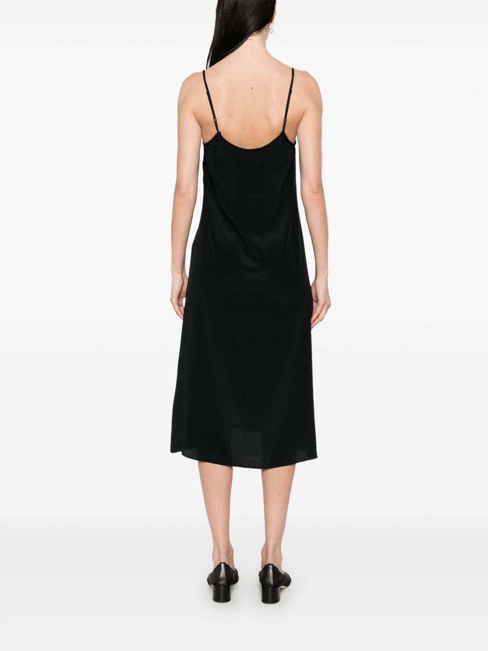 bow slip midi dress - 4