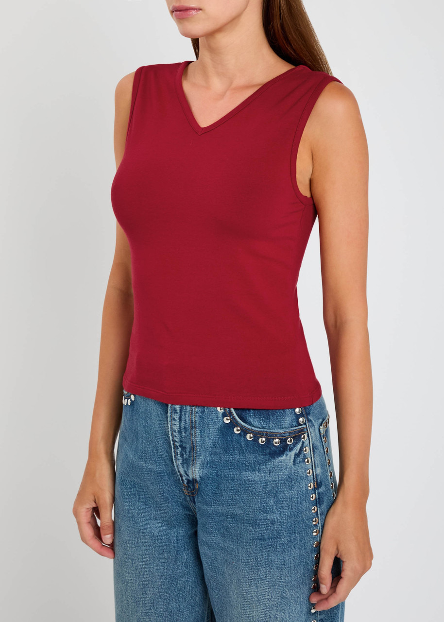 Reformation Wren Stretch-cotton top - 2