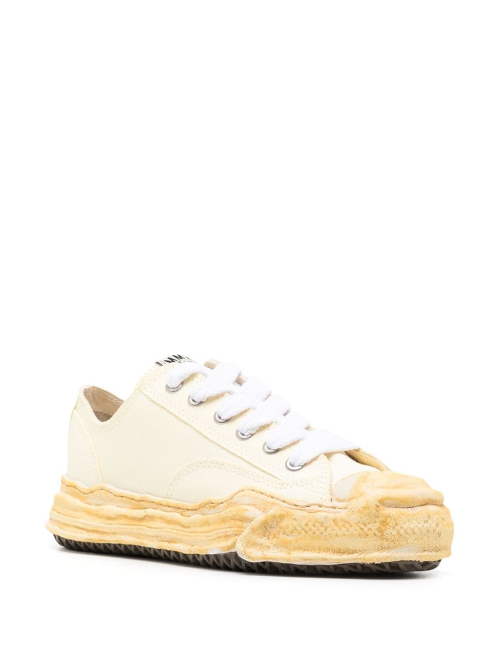 Hank canvas lace-up sneakers - 2