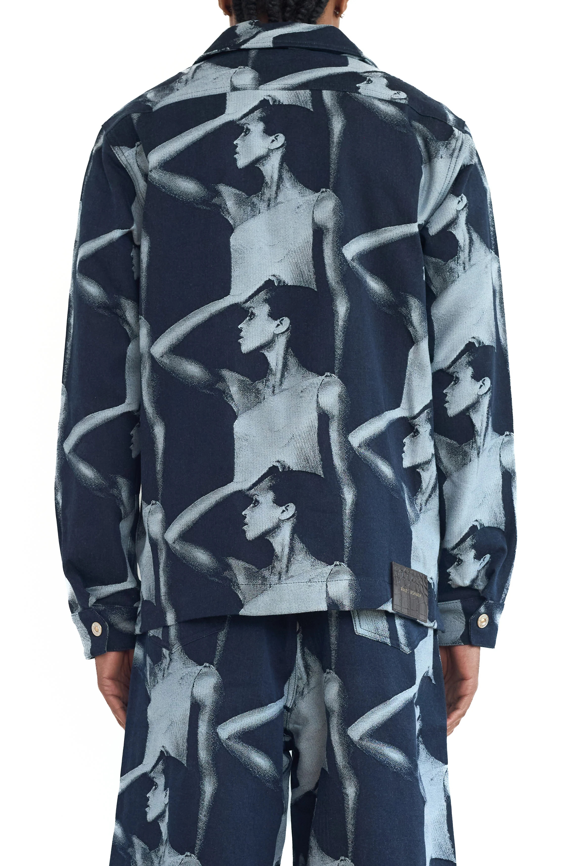 Wales Bonner Jet Zip Jacket Indigo - 5