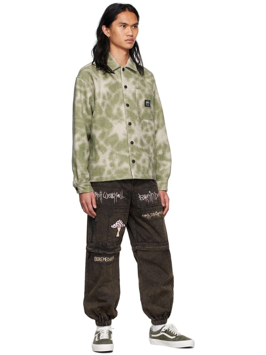 Green Flannel Fireworks Jacket - 4