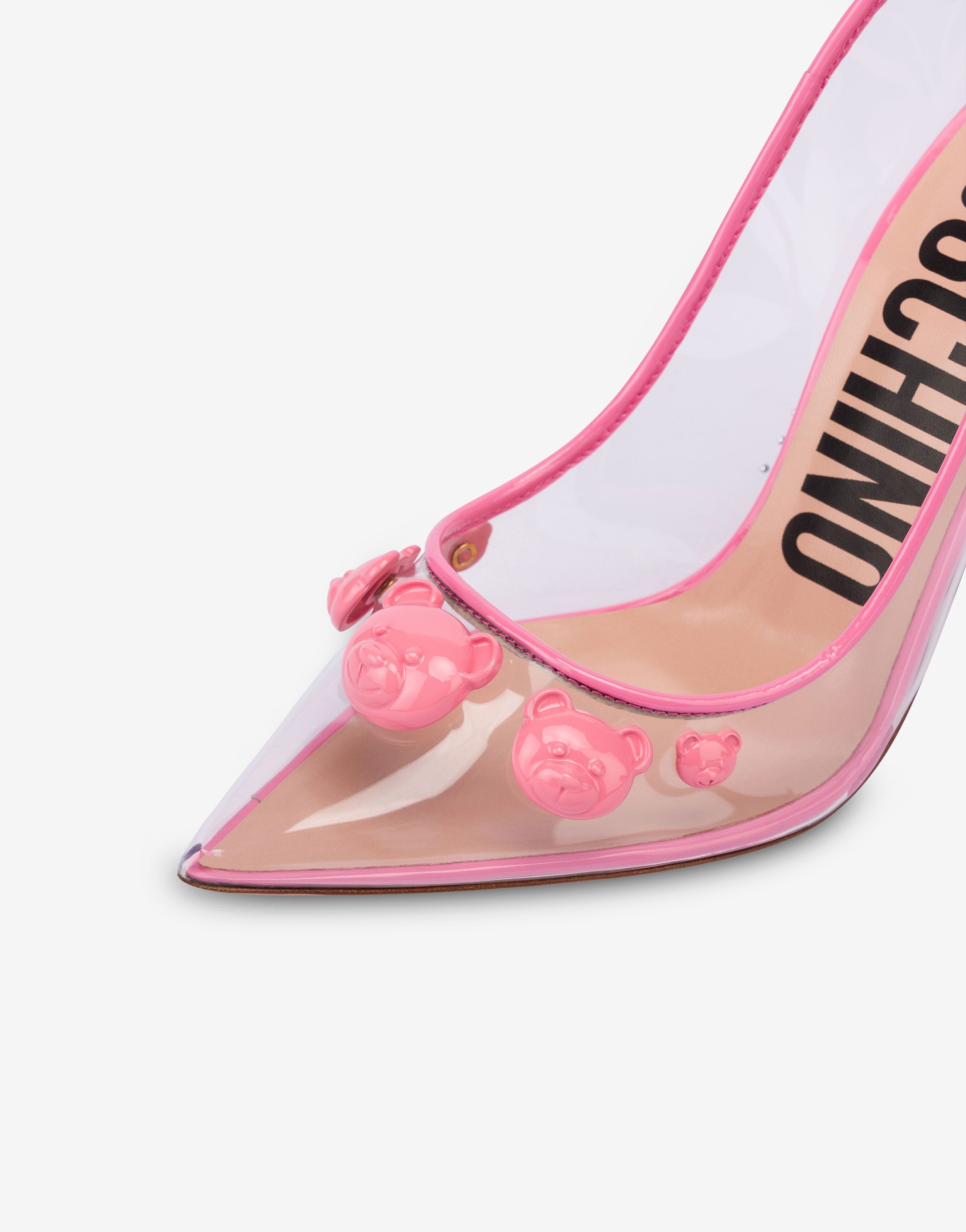 PVC TEDDY STUDS PUMPS - 4