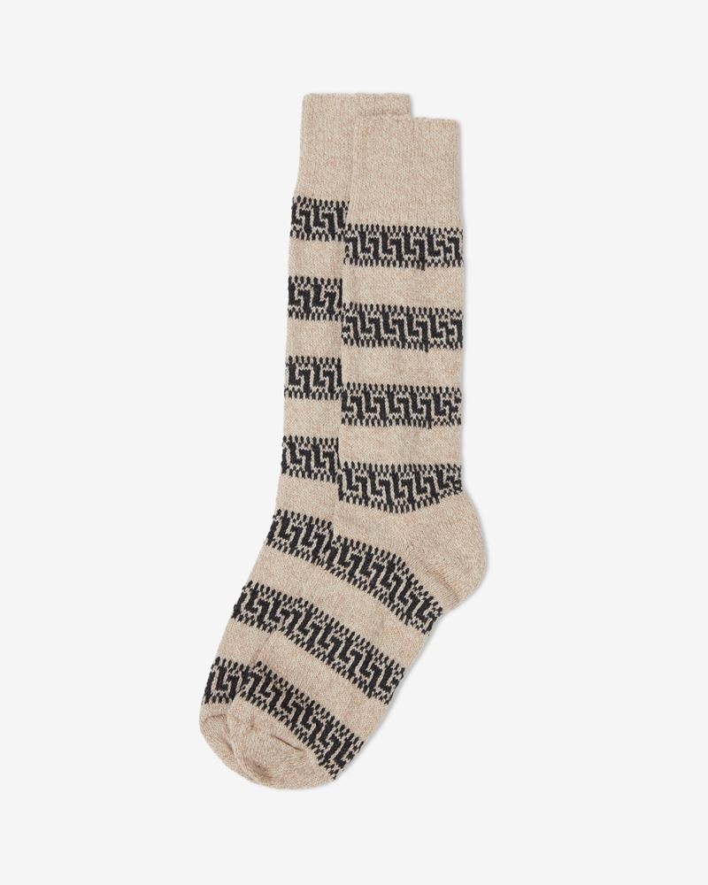 Women's Siloki Logo Cotton Socks In Black