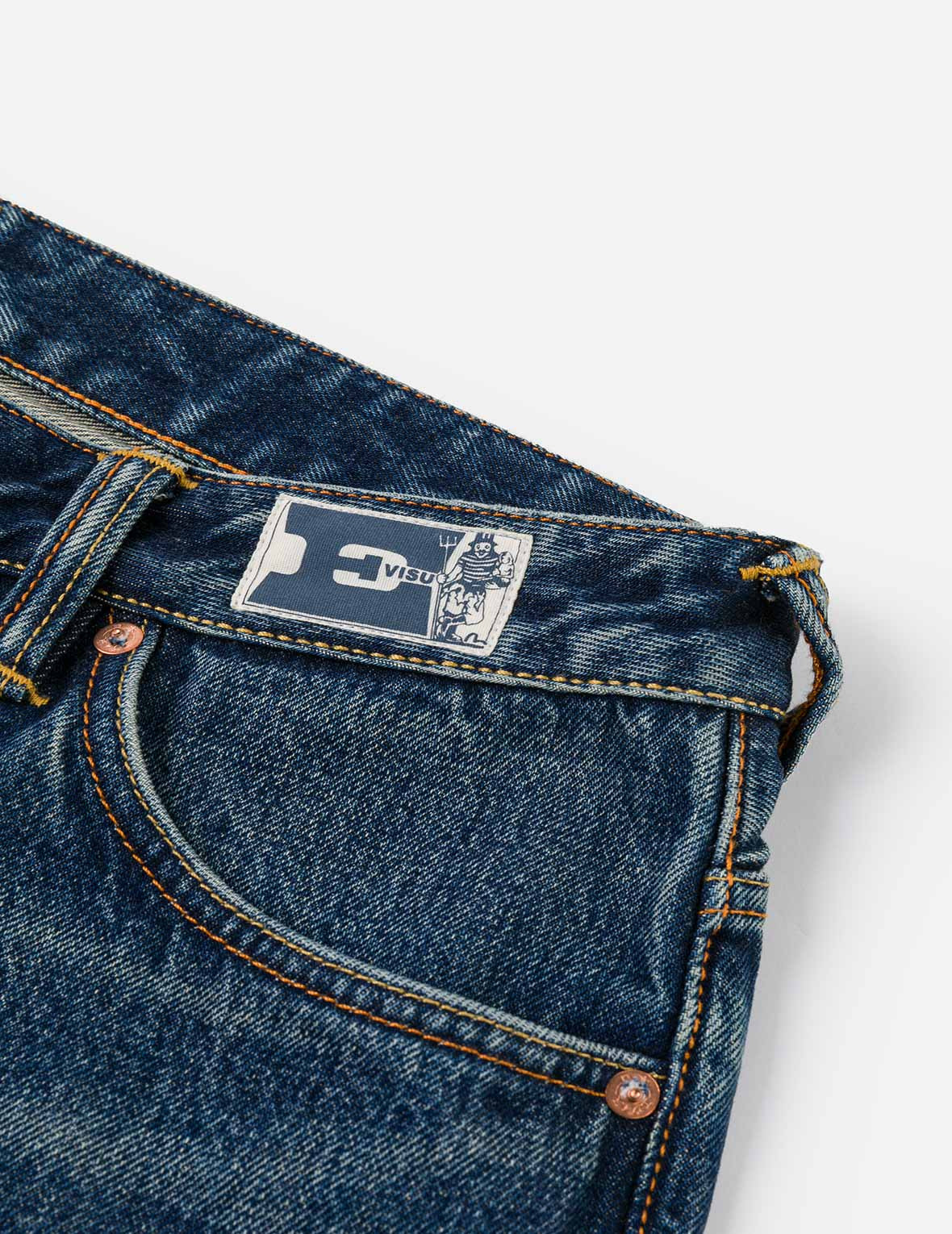 Distressed Seagull Print Regular Fit Denim Jeans - 10
