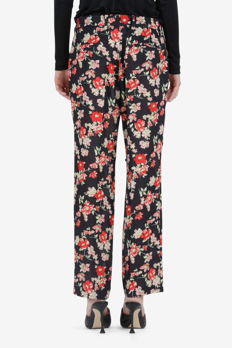 N°21 FLORAL-PRINT STRAIGHT-LEG TROUSERS outlook