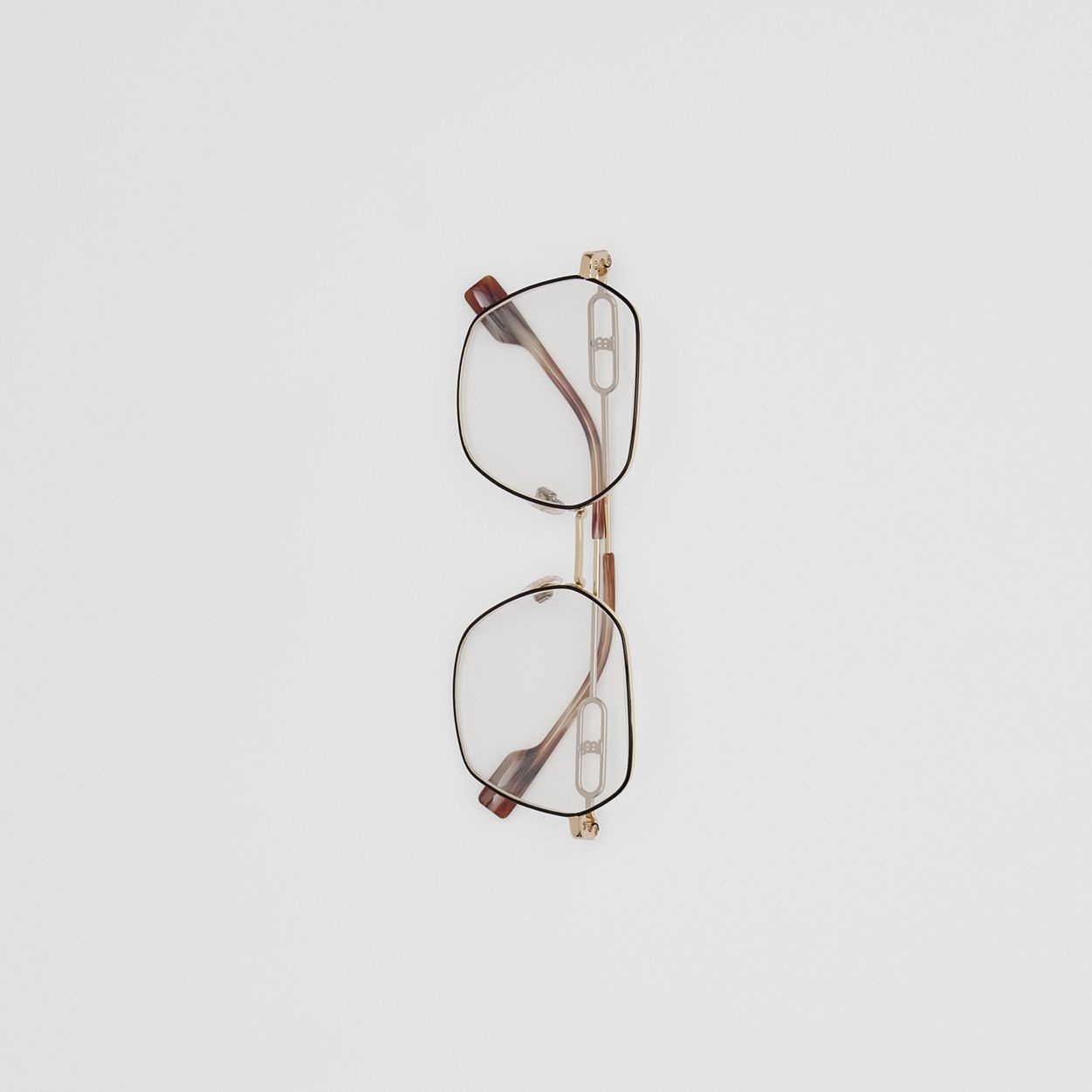 Chain-link Detail Geometric Optical Frames - 4