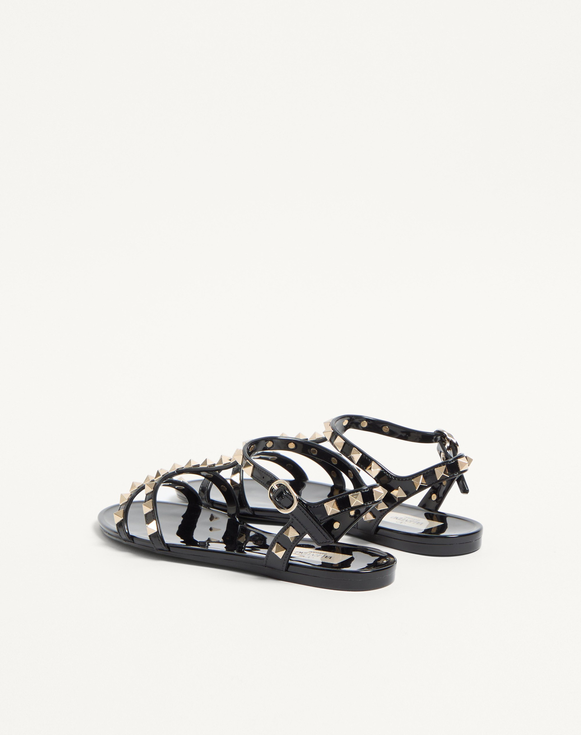 ROCKSTUD FLAT RUBBER SANDAL - 5