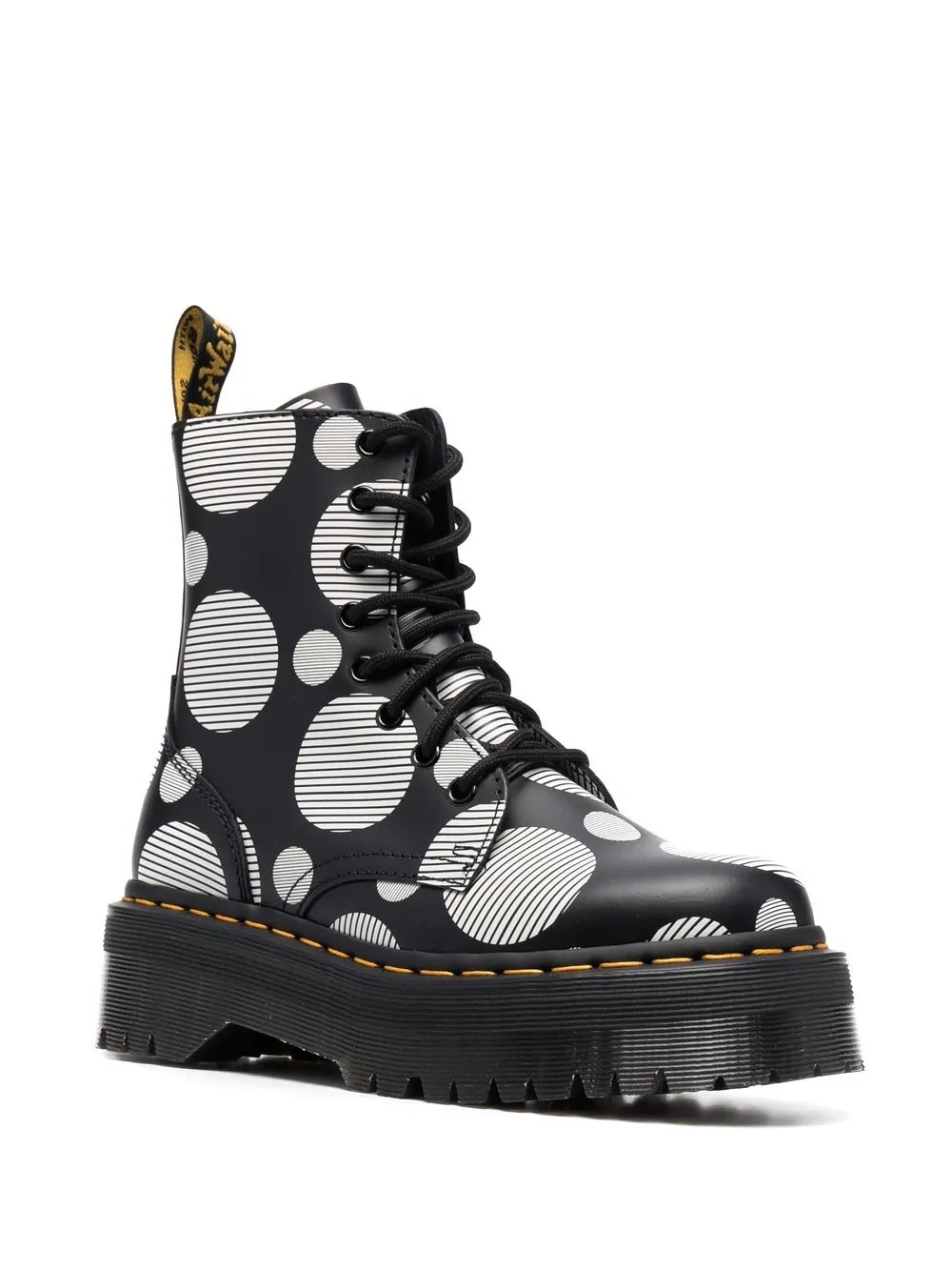 Jadon polka dot platform boots - 2